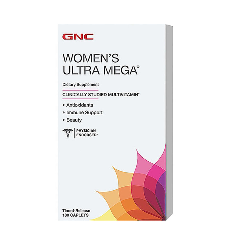 GNC Womens Ultra Mega Multivitamínico 180